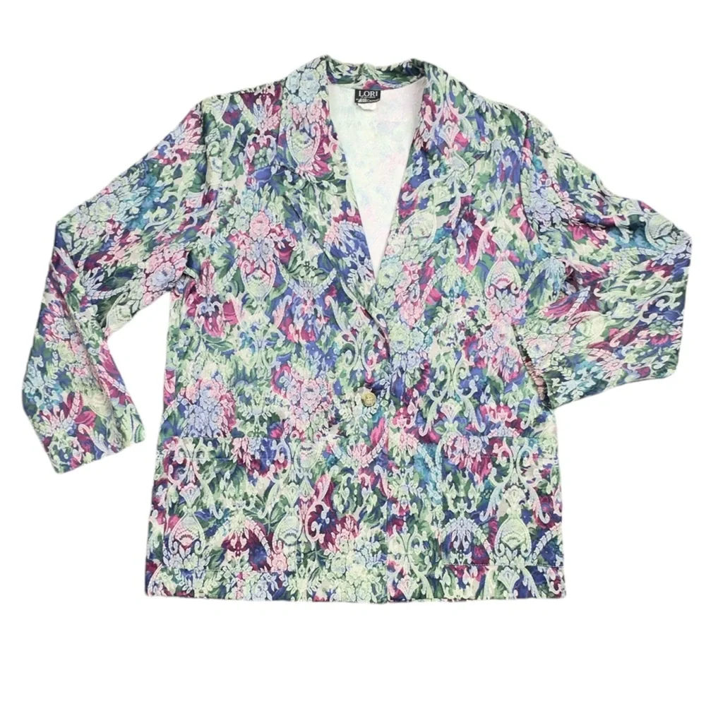 Multicolor Patterned Blazer - Picture 7 of 16